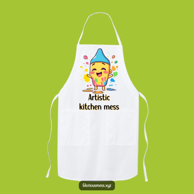 Funny Crayon Artist Apron - Protect Yourself & Create Joyfully Gift