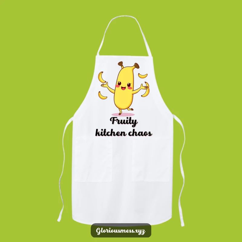 Funny Banana Apron: Kitchen Juggling Fun, Happy Chef Style, Ideal Funny Gift