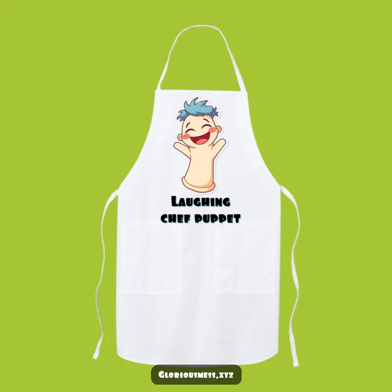 Funny Sock Puppet Apron: Cook with Comical Giggles!