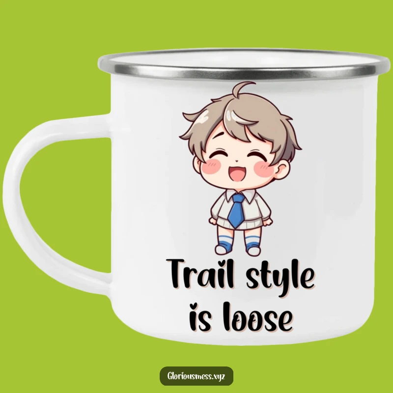 Funny Campfire Giggles Mug: Quirky Character Style, Perfect Funny Gift!