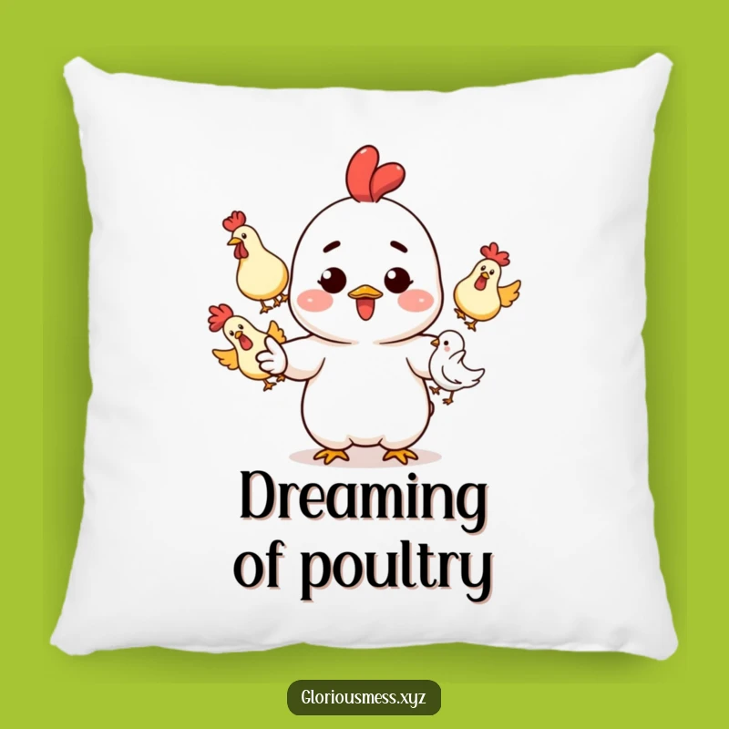 Funny Juggling Pillow: Rubber Chicken Fun, Perfect Funny Gift!