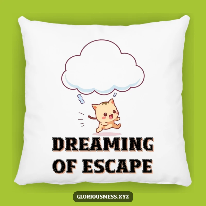 Funny Cloud Chaser Pillow: Snuggle Up with Whimsical Fun