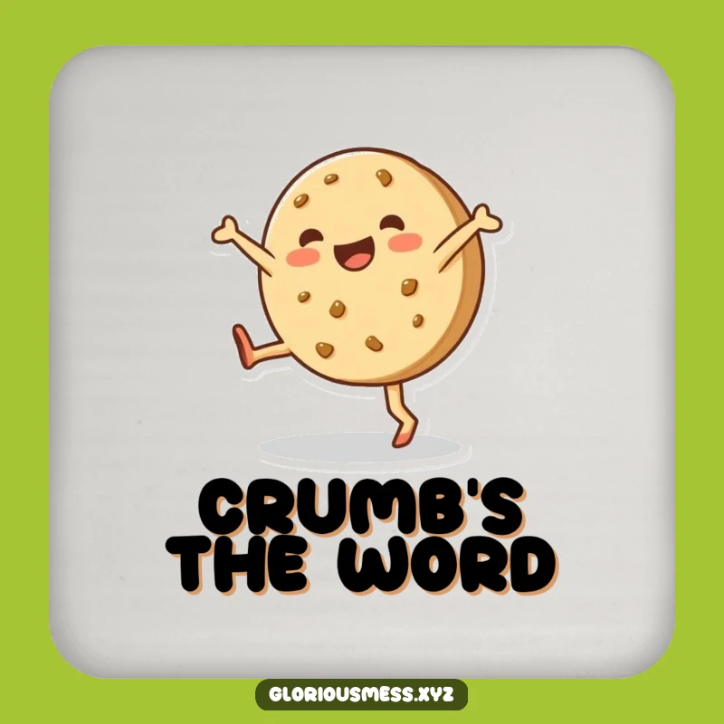 Funny Cookie Cartwheel Coaster Set - Protect Surfaces with Sweetness Gift