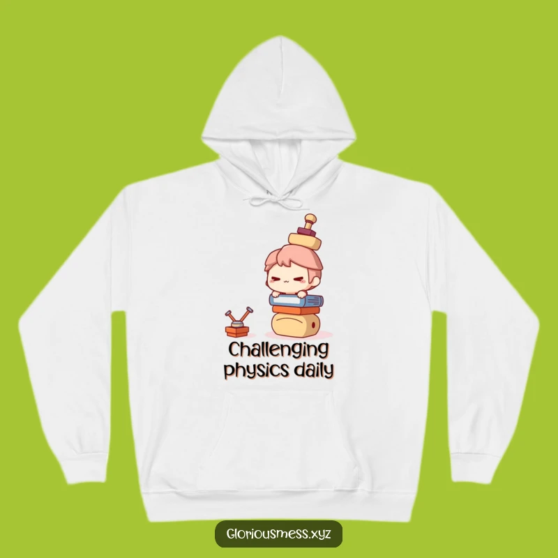 Funny Mischief Hoodie: Character Balancing Chaos, The Ultimate Funny Gift!