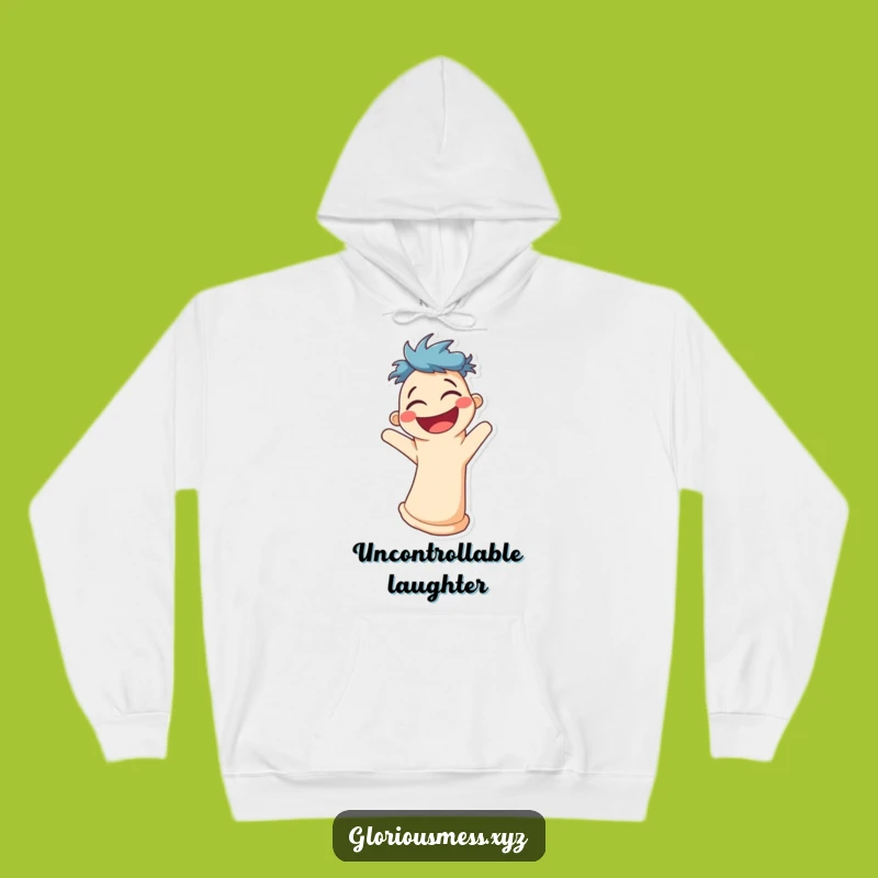 Funny Sock Puppet Hoodie: Cozy & Comical Laughter Gift!