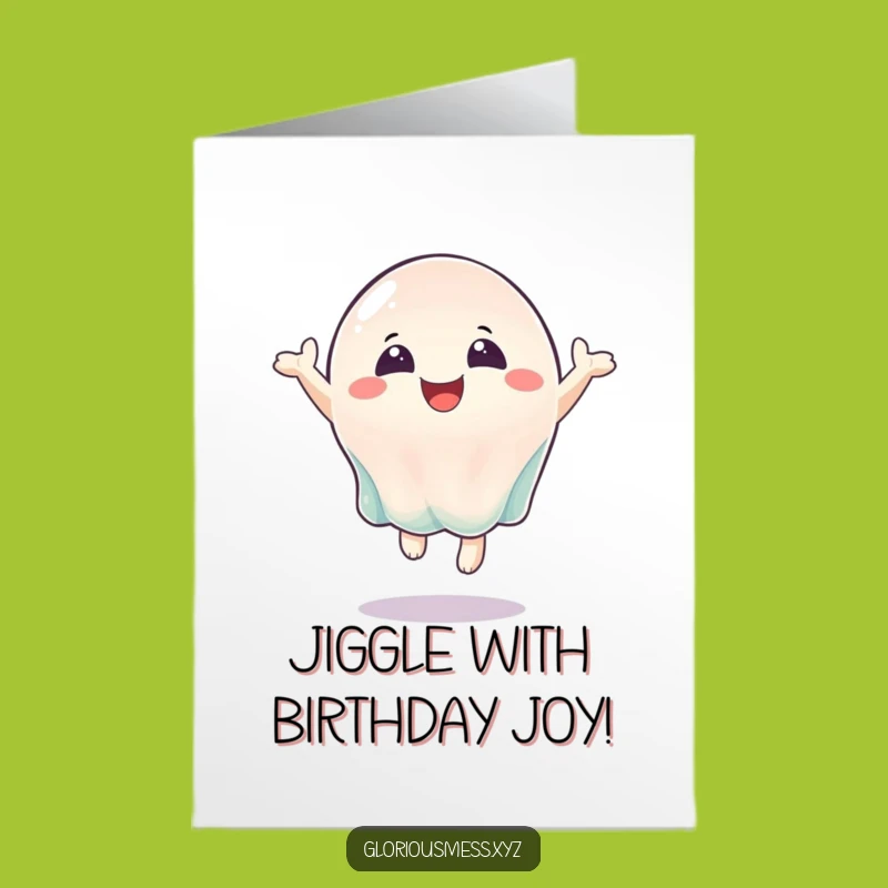 Free Printable Jelly Birthday Card: Wobble with Joy for a Fun Birthday!