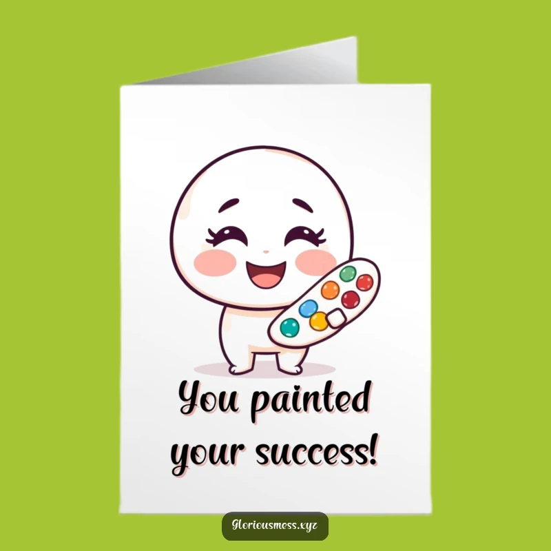 Artistic Congratulations Card Free Printable Downloadable for Any Achievement