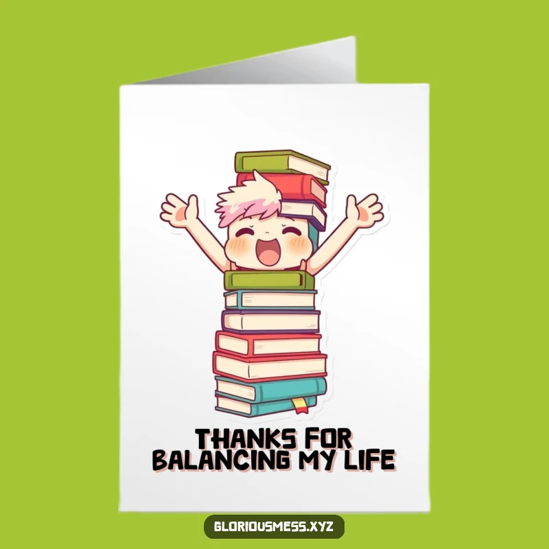 Funny Free Printable Thank You Card: Bookish Help Acknowledged Downloadable