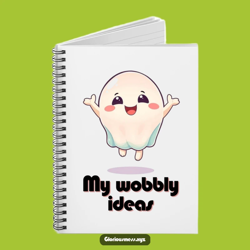 Funny Bouncing Jelly Notebook: jot down ideas with joyful bounce