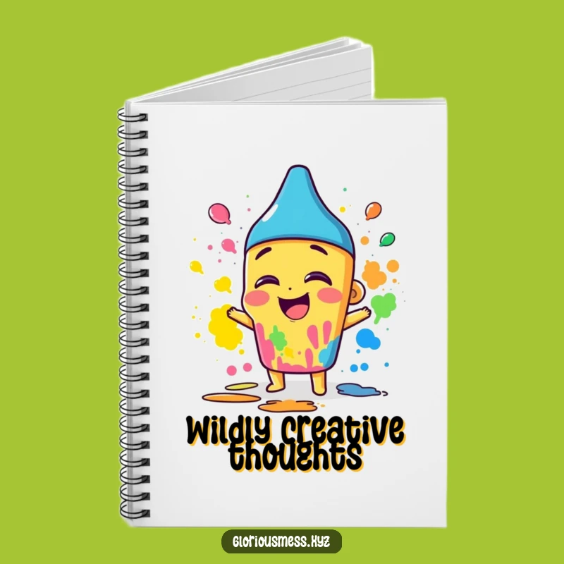 Funny Crayon Art Journal - Creative & Messy Note-Taking Gift