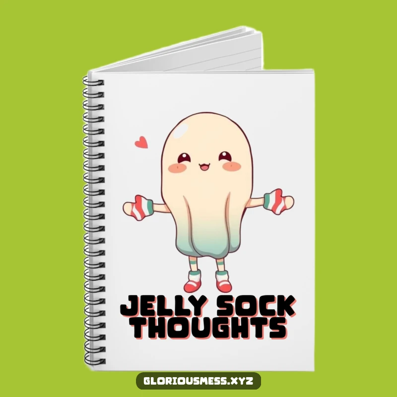 Funny Jelly Sock Juggling Notebook: Jot Down Your Chaotic Ideas!