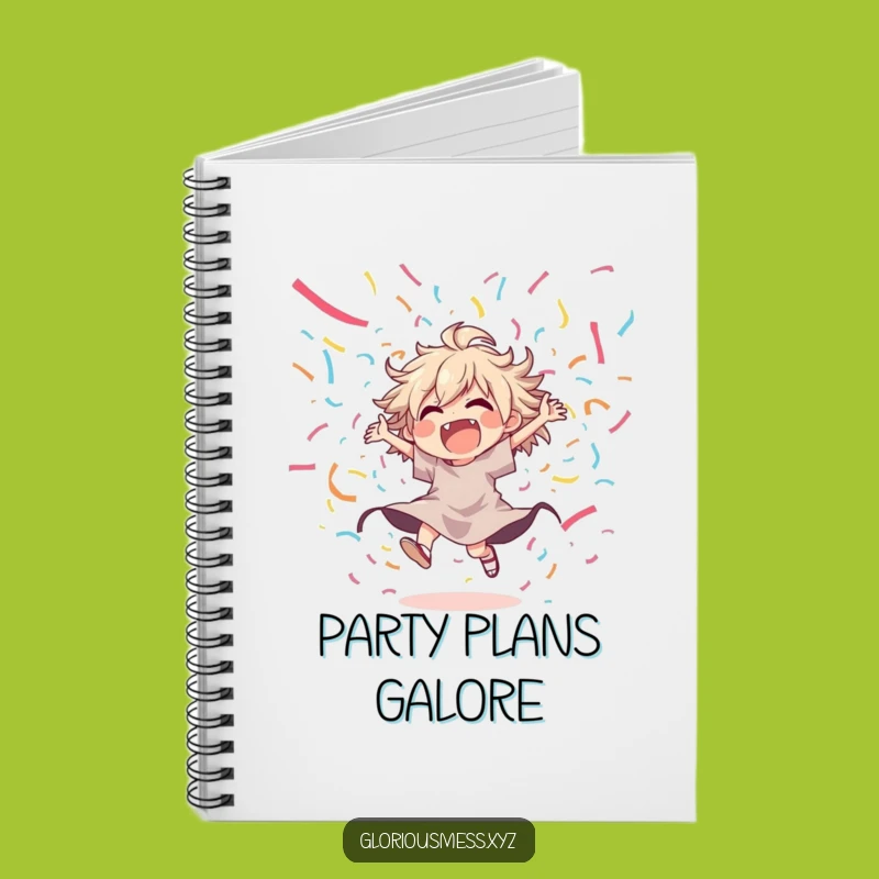Funny Party Notebook: Jot down ideas, dance with streamers, a joyful companion