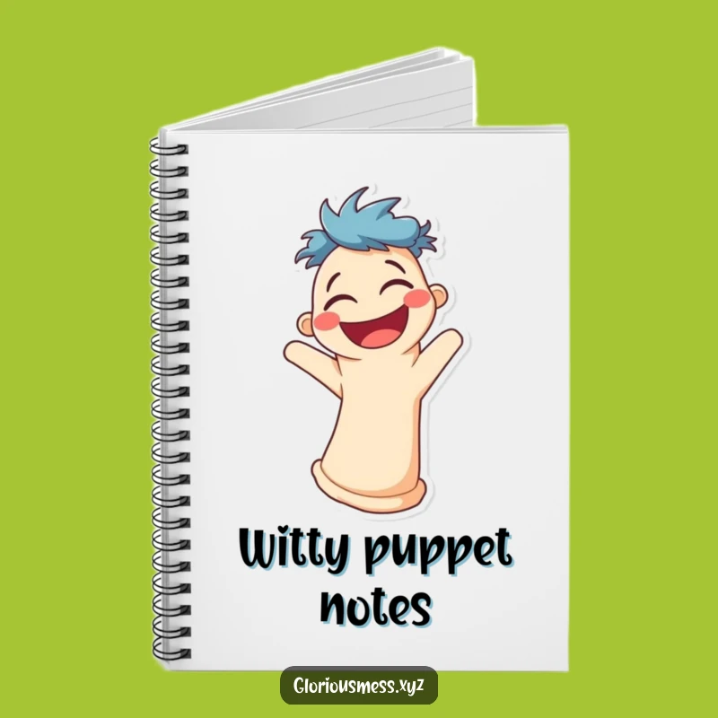 Funny Sock Puppet Laughter Notebook: Jot Down Your Funniest Ideas!