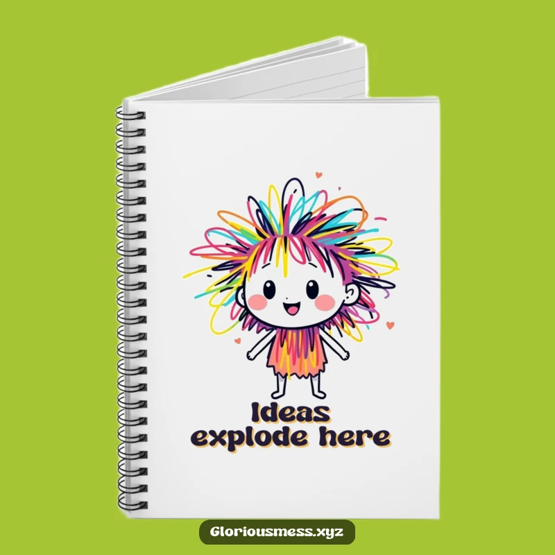 Funny Scribble Energy Notebook: Creative Colorful Art, Ideal Humorous Gift
