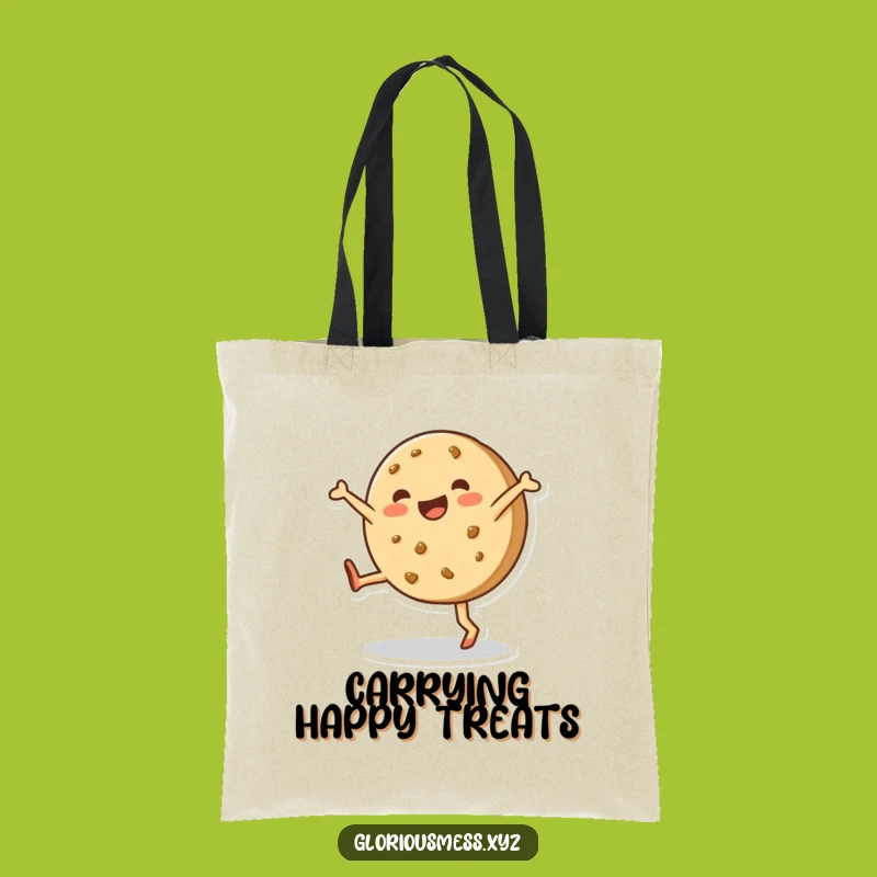 Funny Cookie Cartwheel Tote Bag - Carry Your Sweetness Gift