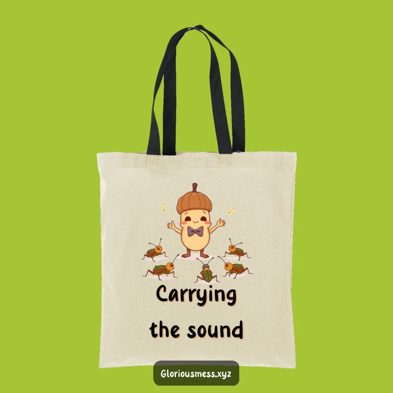Funny Acorn Conductor Tote Bag: Carry Your Essentials with Hilarious Style