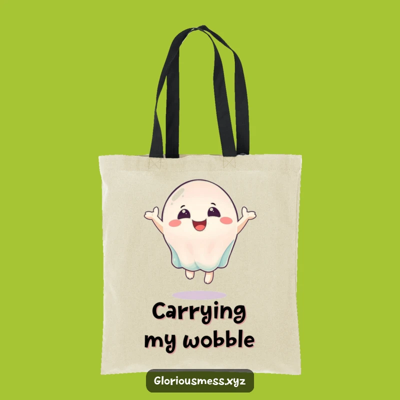 Funny Bouncing Jelly Tote Bag: carry your joy with you