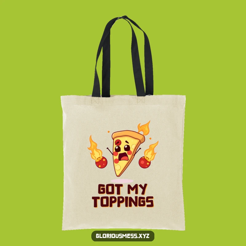 Funny Pizza Slice Tote Bag: Carry Your Essentials with Hilarious Flair